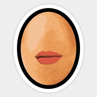 Funny World Record Egg Shirt Color Palette Lips Shirt Sticker